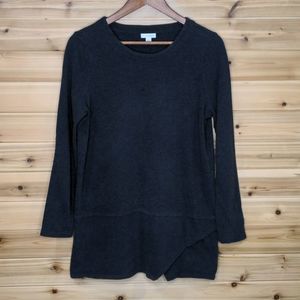 J. Jill Pure Jill Dark Gray Soft Tunic size Medium
